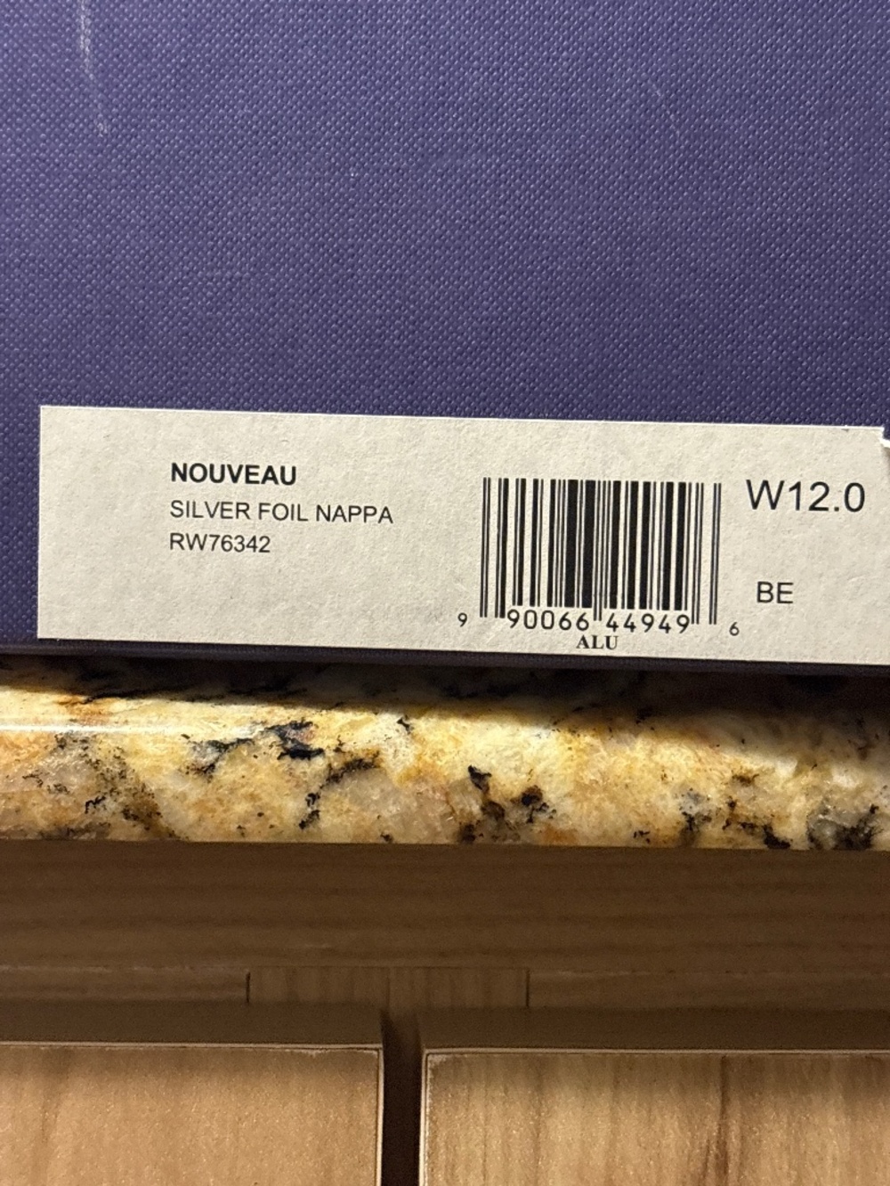 STUART WEITZMAN silver foil heels NEW IN BOX 12W - Picture 13 of 14